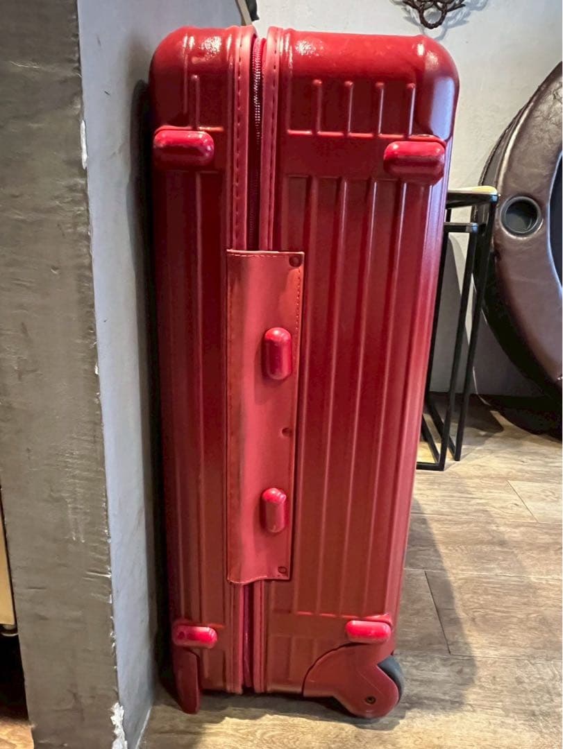 【極美品】リモワ　RIMOWA リモワ サルサ 2輪　レッド　63リットル
