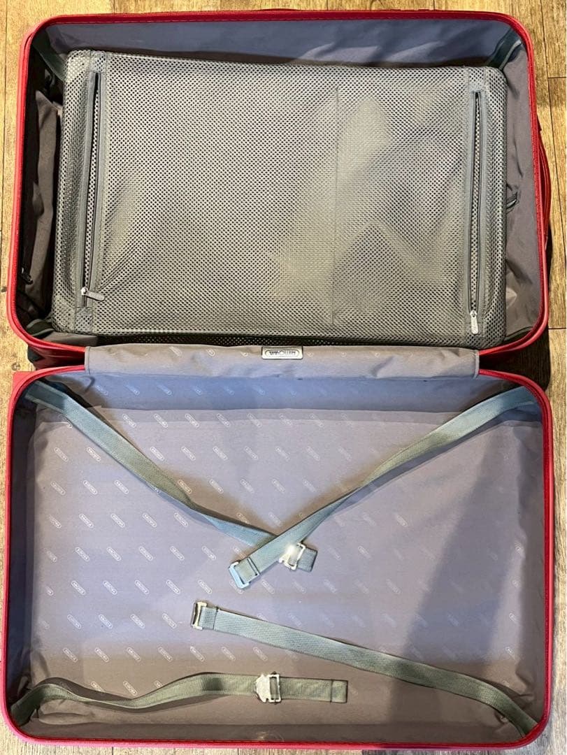 【極美品】リモワ　RIMOWA リモワ サルサ 2輪　レッド　63リットル