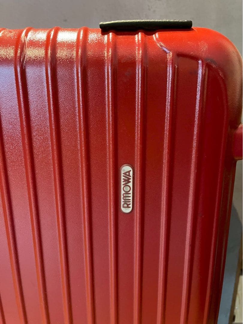 【極美品】リモワ　RIMOWA リモワ サルサ 2輪　レッド　63リットル