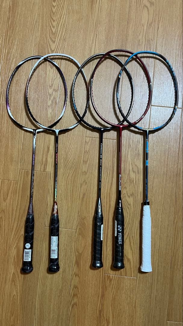 バドミントンラケット 5本セット　新品未使用　ヨネックス　ゴーセン　Wilson