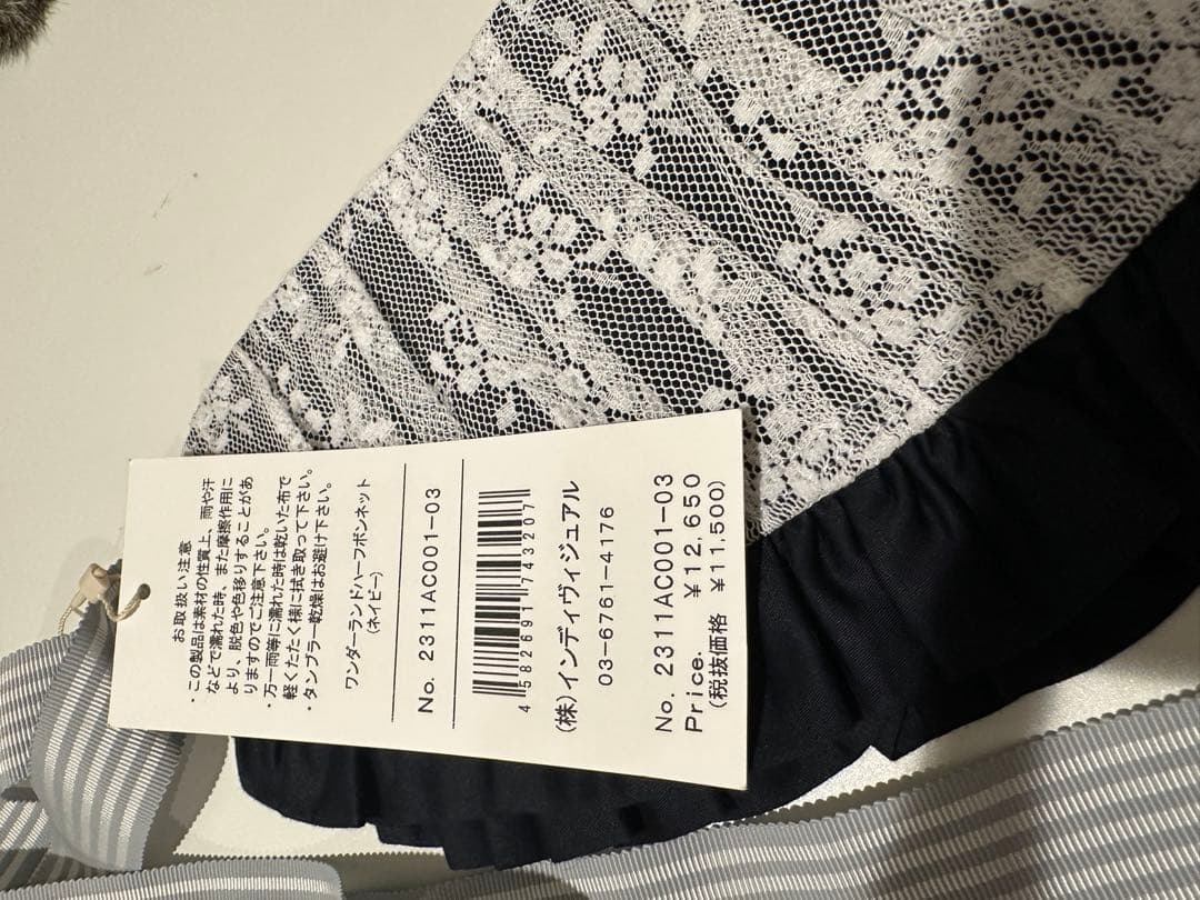 【新品未使用】Victorian maiden ヘッドドレス　ネイビー