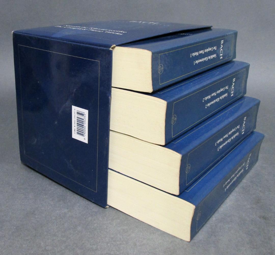 輸入楽譜本［バッハ BACH］ピアノ作品集 全4巻