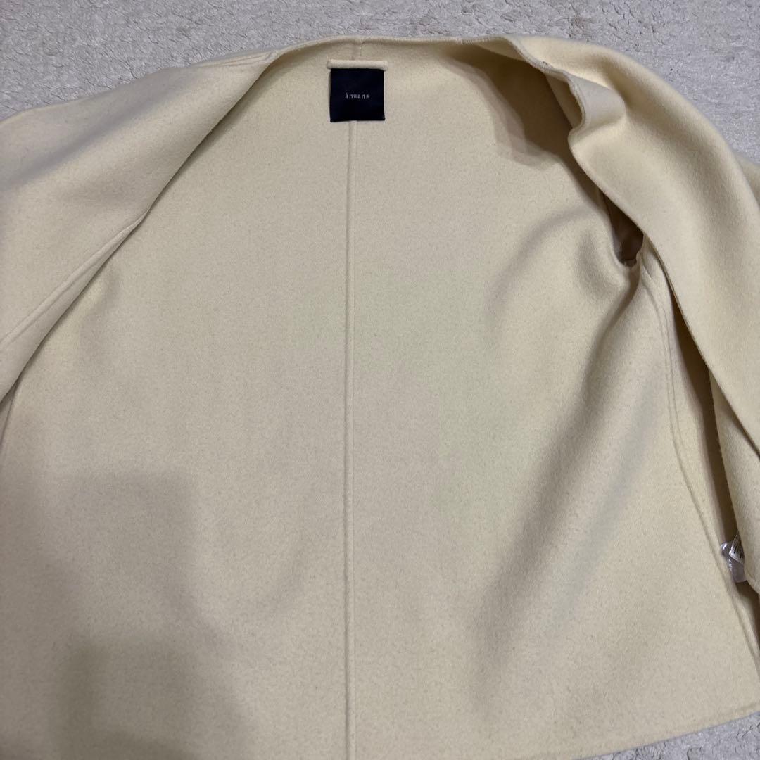 アニュアンスコート2024ベルト、ストールつき