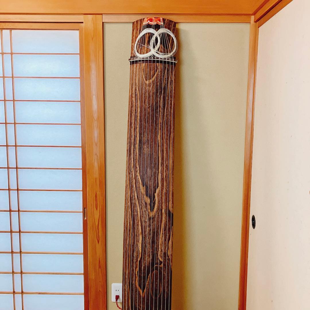 13弦琴　フルセット　琴 13弦 すだれ彫り 練習用セット 付属品多数