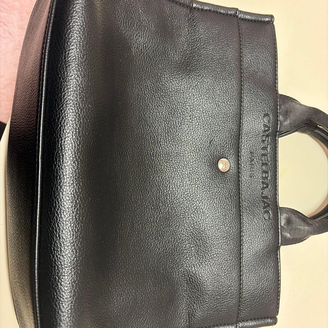 CASTELBAJAC ブラックハンドバッグ