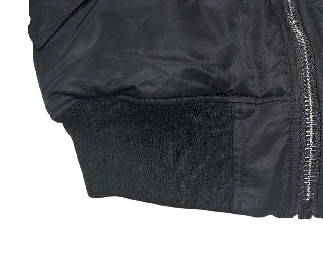 ✨極美品✨ ALPHA MA-1 Mサイズ ブラック フライトジャケット