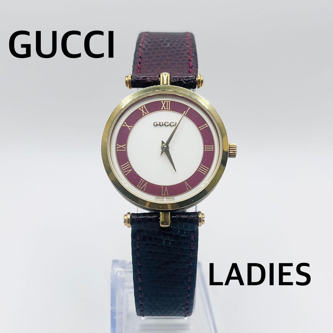 レア 美品 稼働 Gucci シェリーライン レディース