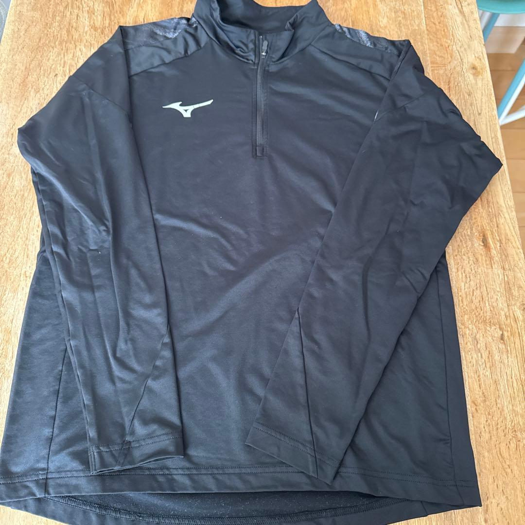 Mizuno ハーフジップジャージ上下セット ブラック