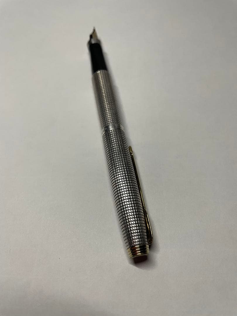 Parker 万年筆 シルバー・ブラック XF