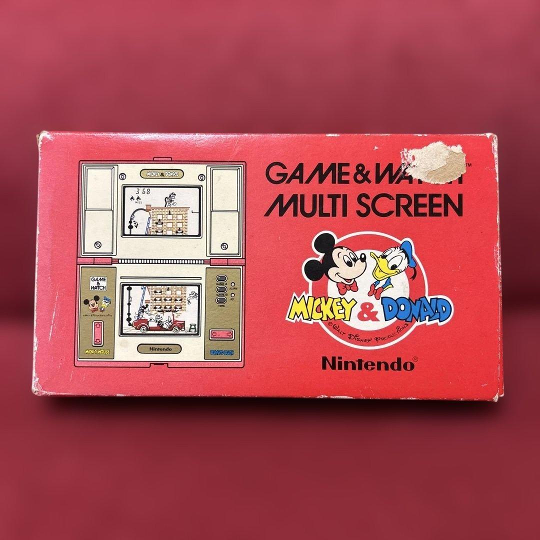N1904 任天堂 GAME&WATCH MICKEY&DONALD