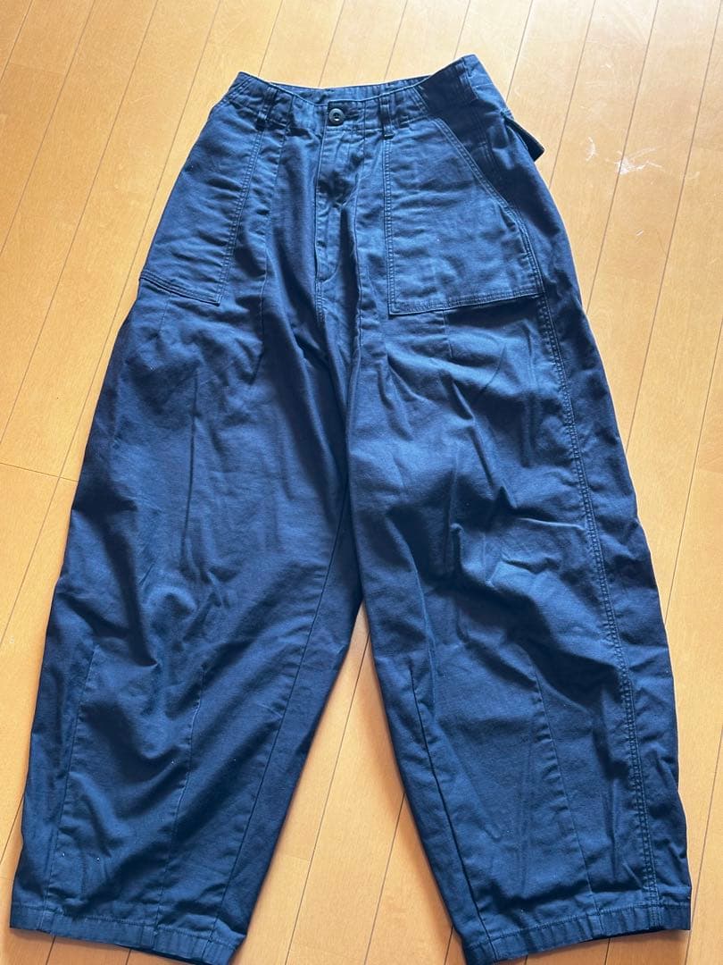 RHC ワイドミリタリーパンツ　ネイビー　sizeXS