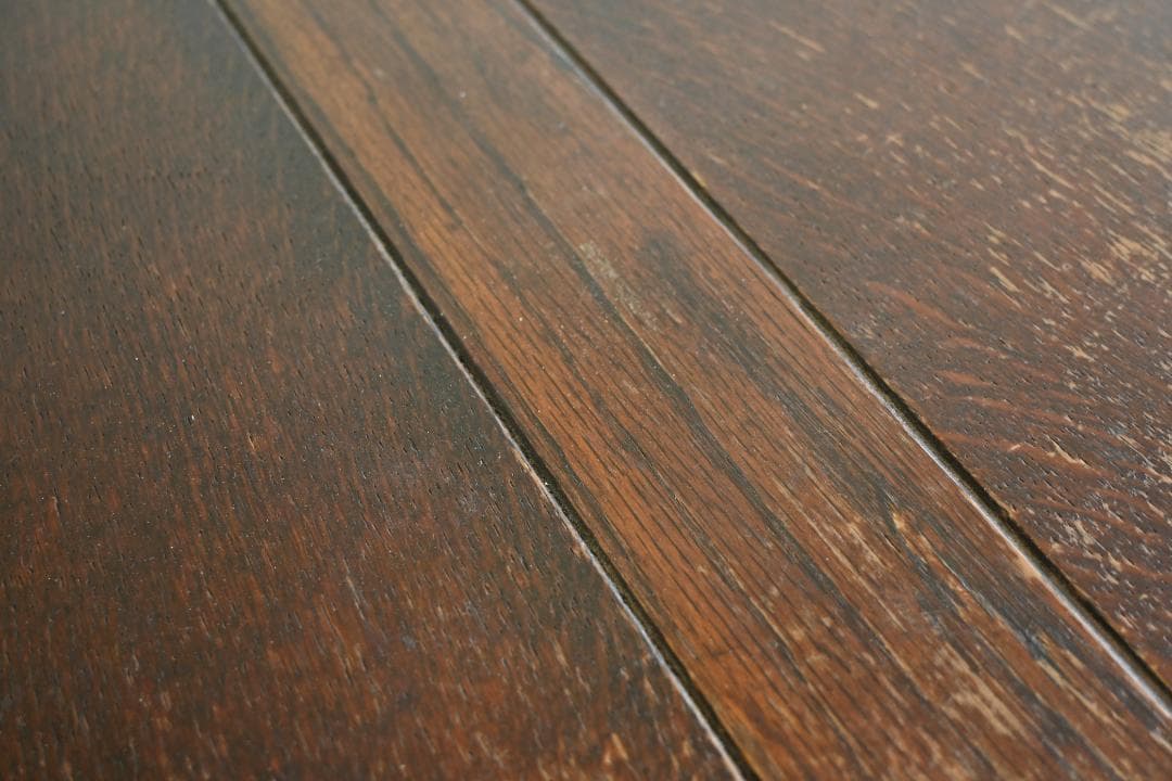 イギリス オーク材ドローリーフテーブル アンティーク伸縮ダイニングテーブル