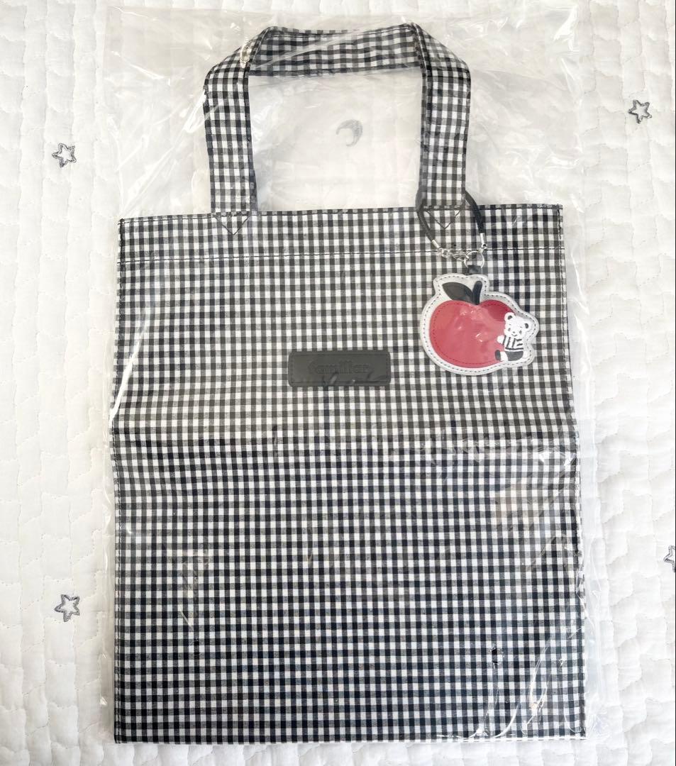 familiar ギンガムチェック トートバッグ