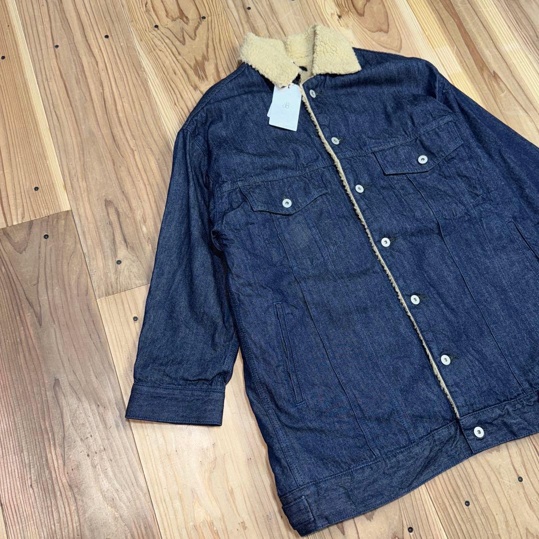 新品 JOHNBULL ジョンブル　裏ボアジャケット デニムジャケット FREE