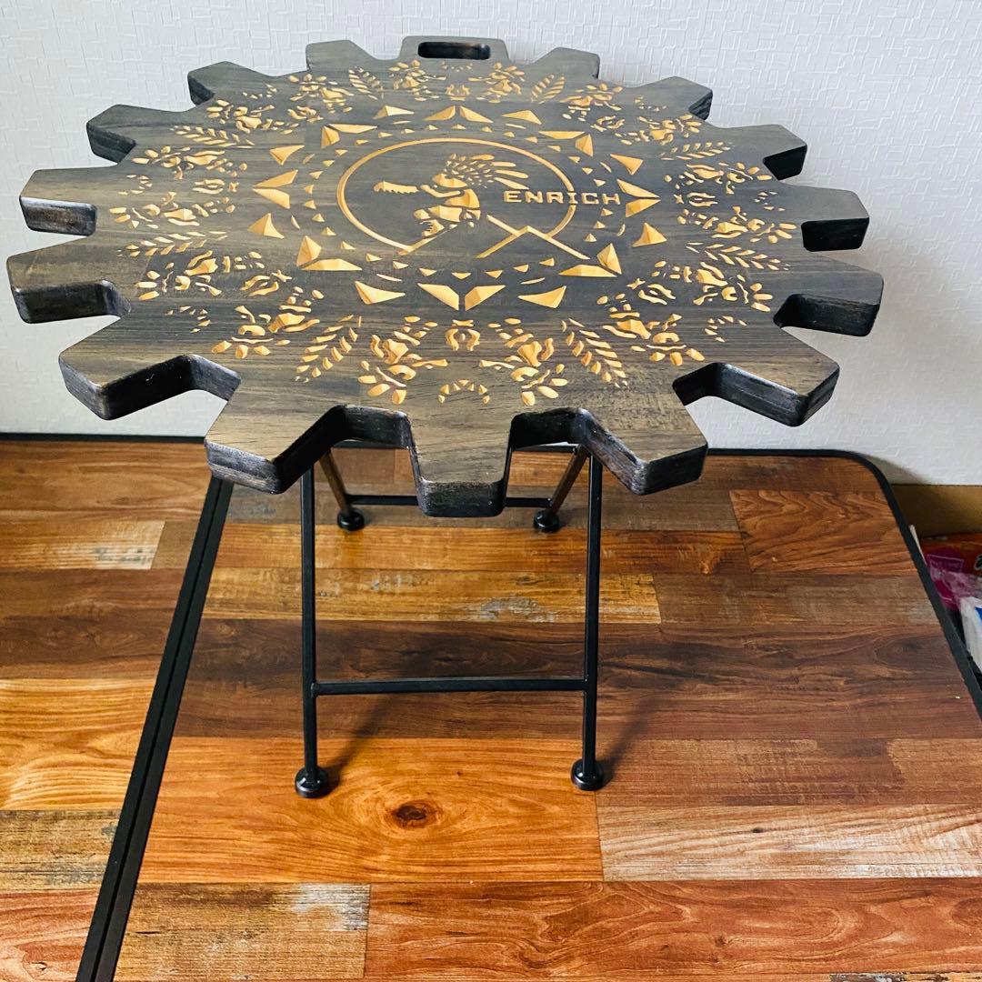 ENRICHエンリッチ　ココペリ　サイドテーブル　GGCrew コラボ