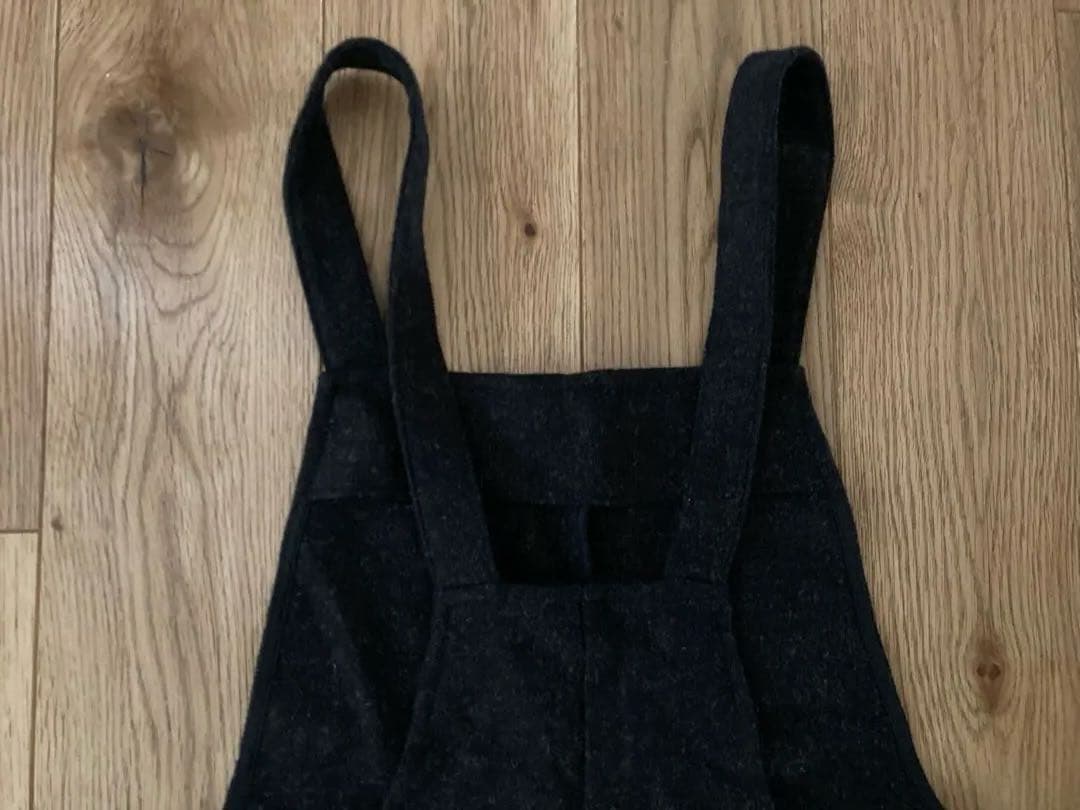 apuntob 大人女子⭐︎黒ウールサロペット