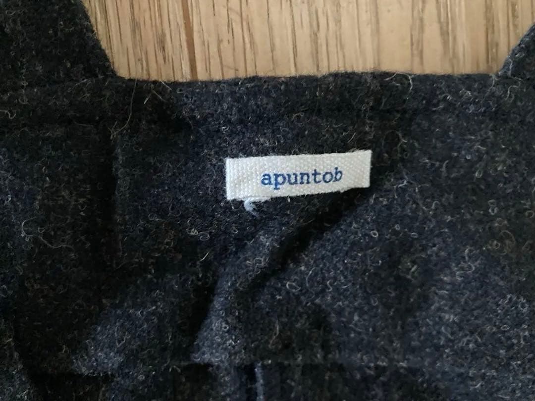 apuntob 大人女子⭐︎黒ウールサロペット