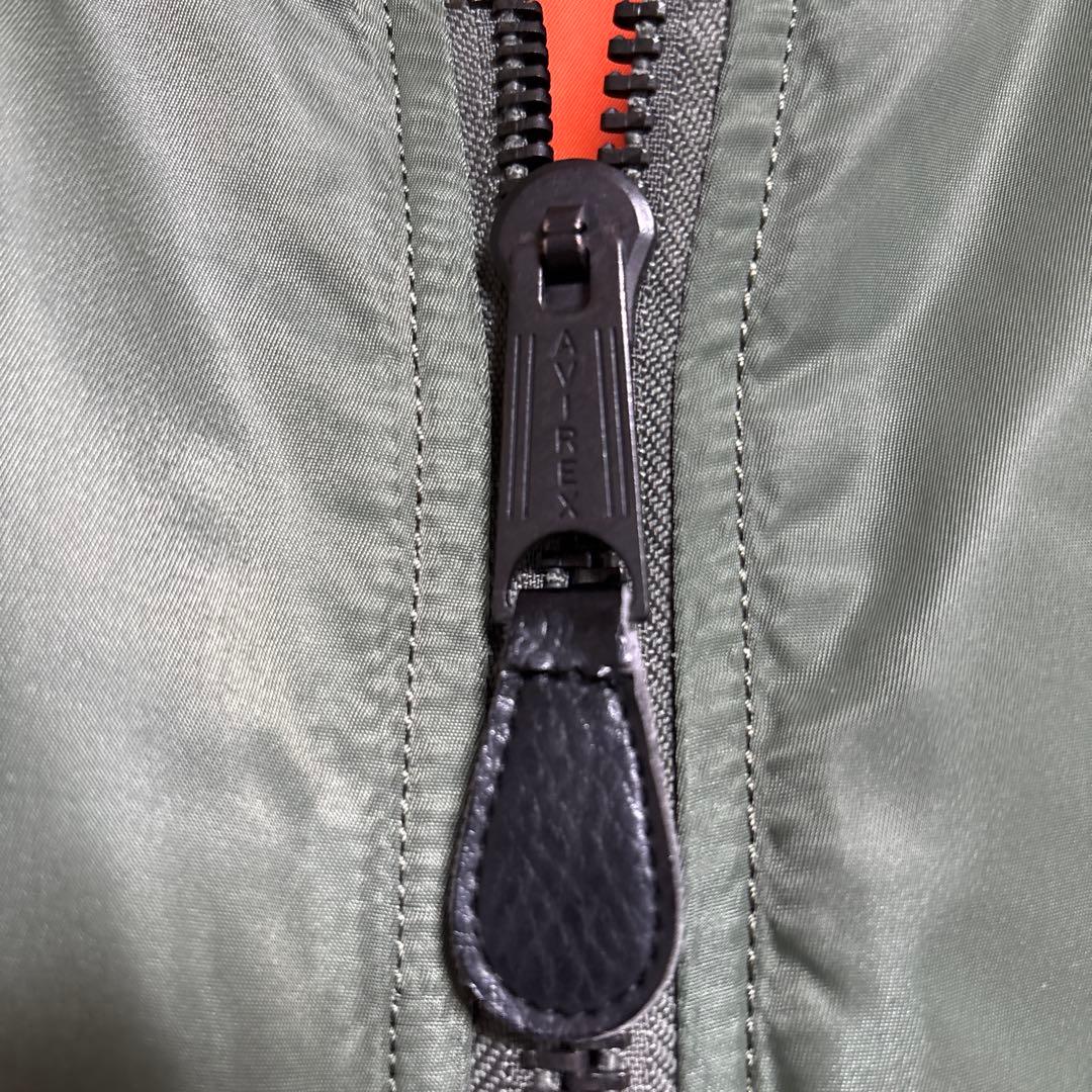 AVIREX MA-1 フライトジャケット L リバーシブル 縦ステッチ