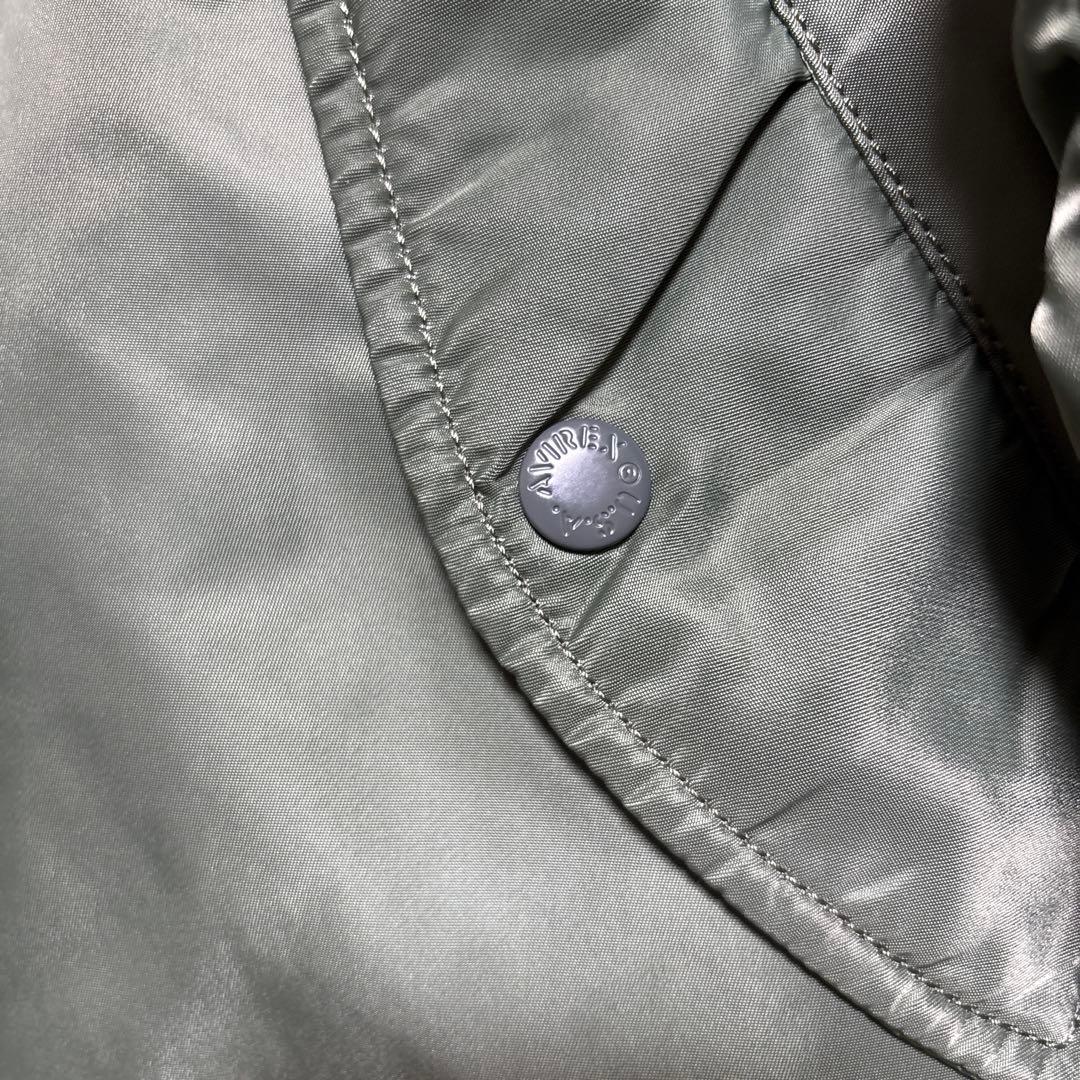 AVIREX MA-1 フライトジャケット L リバーシブル 縦ステッチ