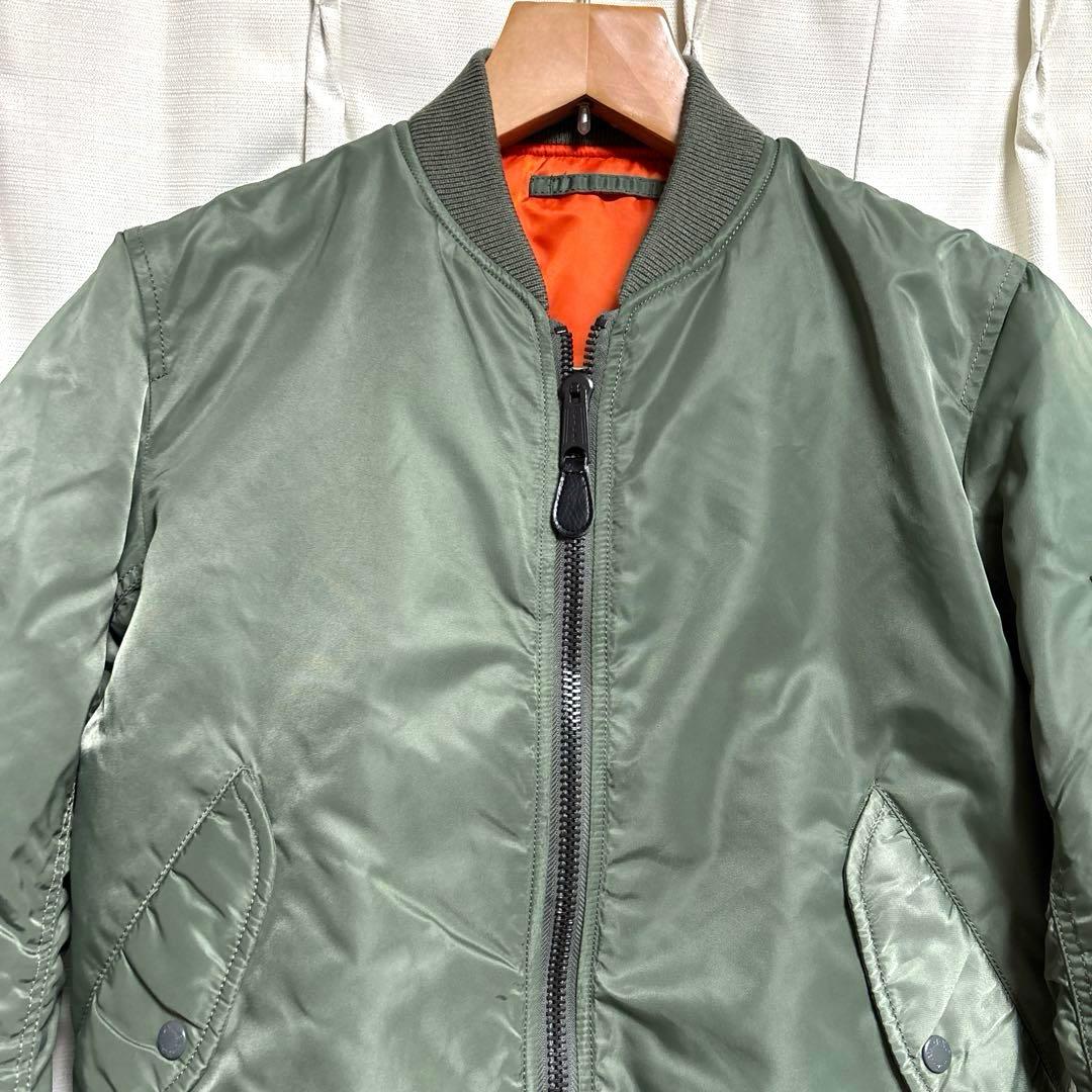 AVIREX MA-1 フライトジャケット L リバーシブル 縦ステッチ