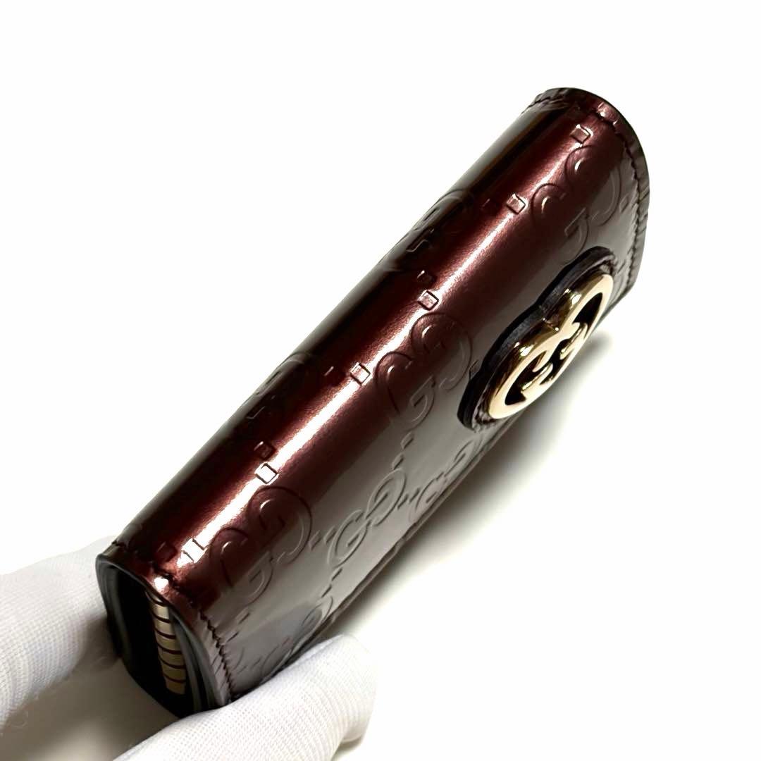 GUCCI キーケース ラブリー ハートロゴ レザー 美品 未使用 箱付き