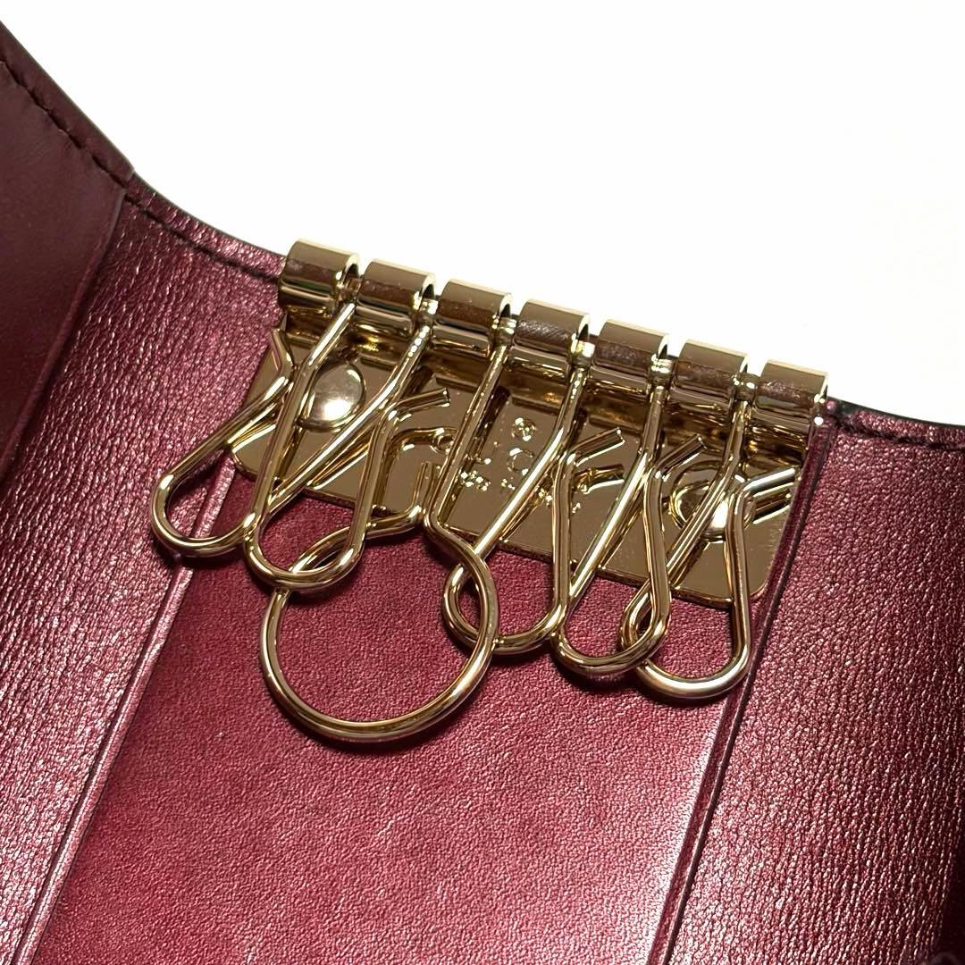 GUCCI キーケース ラブリー ハートロゴ レザー 美品 未使用 箱付き