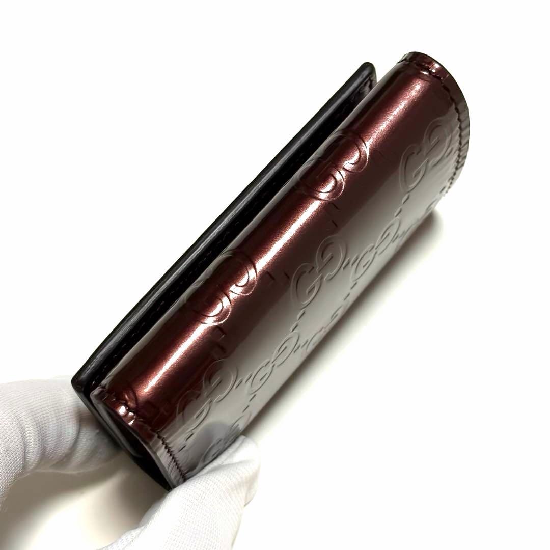 GUCCI キーケース ラブリー ハートロゴ レザー 美品 未使用 箱付き