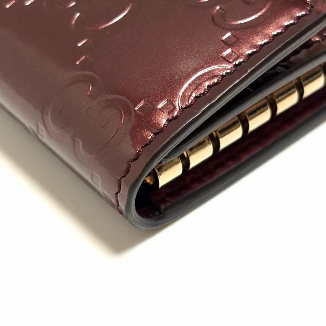 GUCCI キーケース ラブリー ハートロゴ レザー 美品 未使用 箱付き