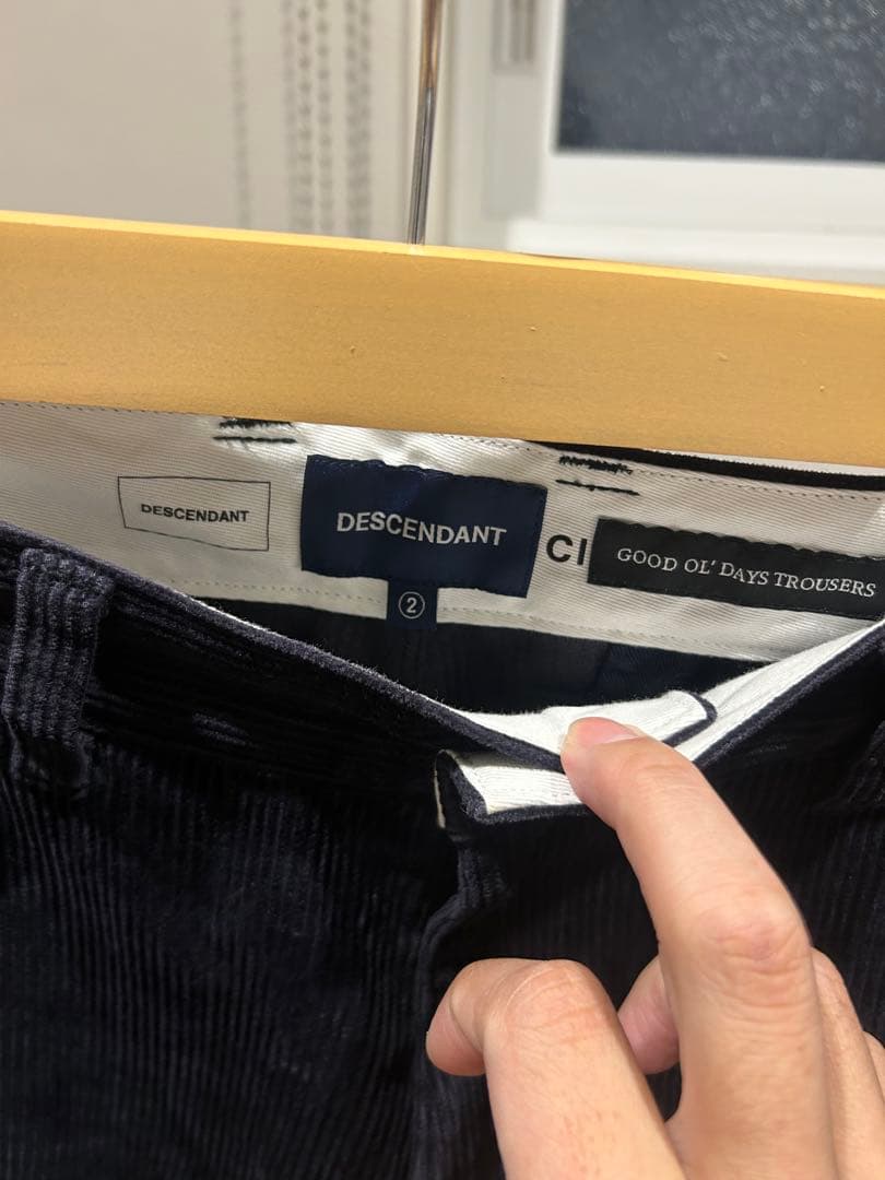 パンツ DESCENDANT DC-6 GDT CORDUROY TROUSERS 2