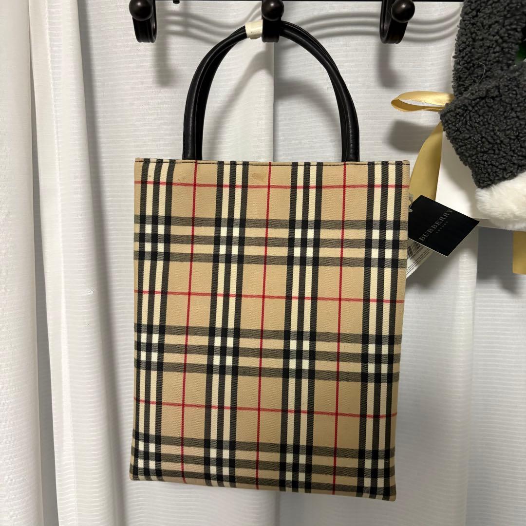 な*ー様 Burberry London トートバッグ　タグ付き　バーバリー　ハ