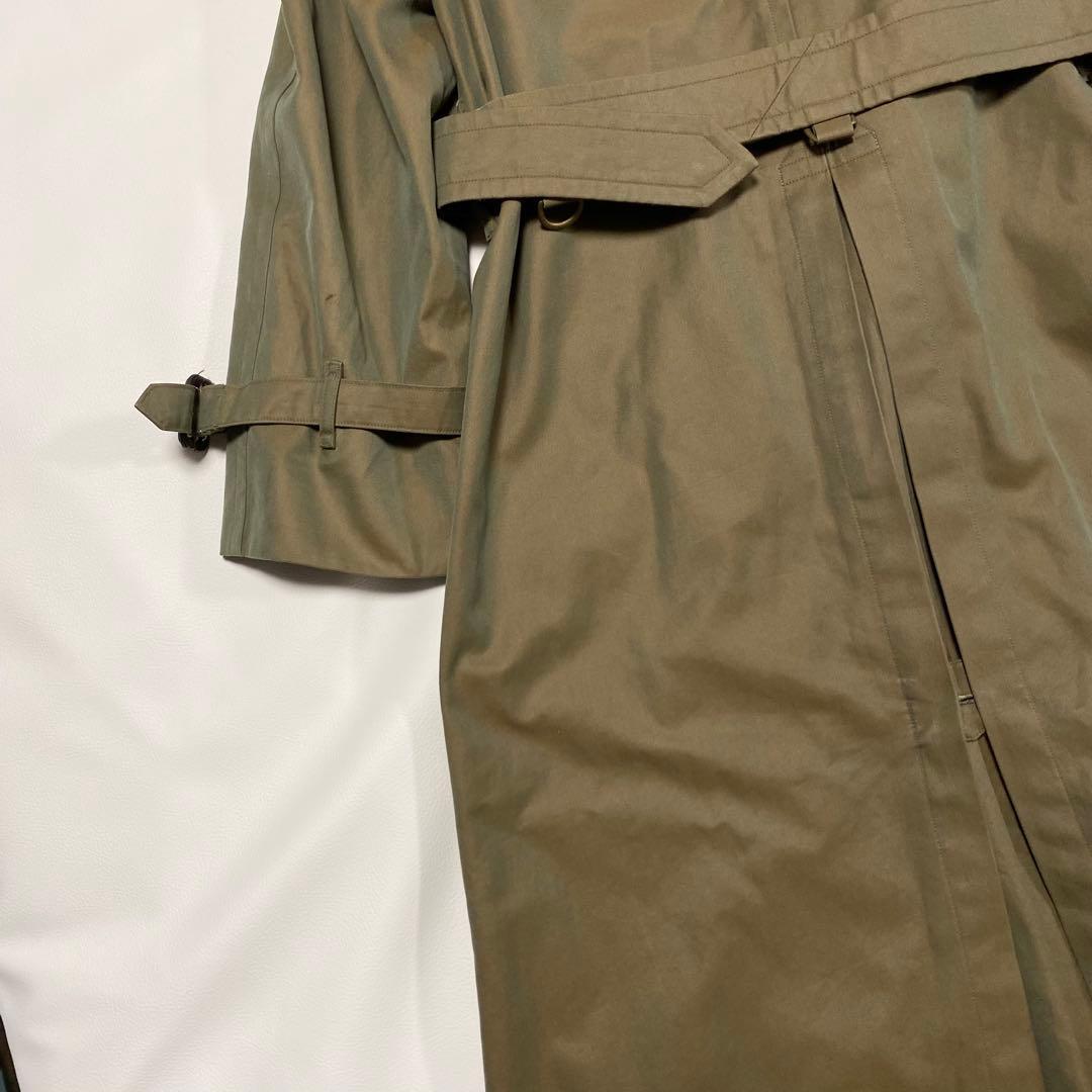 BURBERRY トレンチコート　玉虫色　ノバチェック　ロング　ベルト