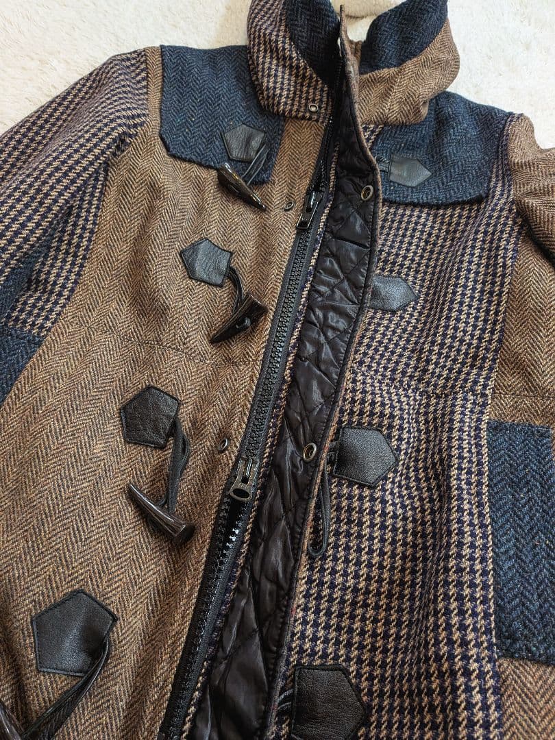 MARCHE HARRI S TWEED　bq marche　ダブルファスナー