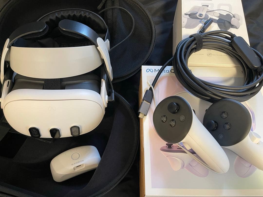 【6点セット】 Quest3 (512GB) ※ケース、バッテリー等付属