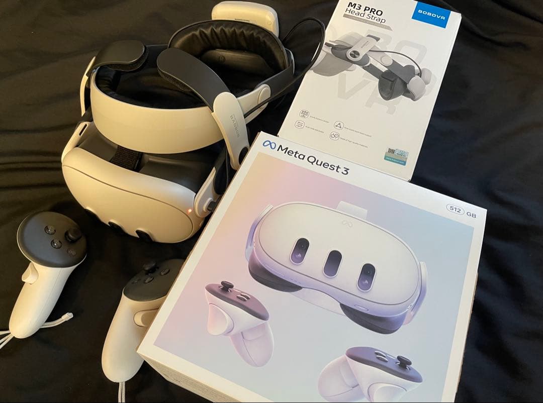 【6点セット】 Quest3 (512GB) ※ケース、バッテリー等付属