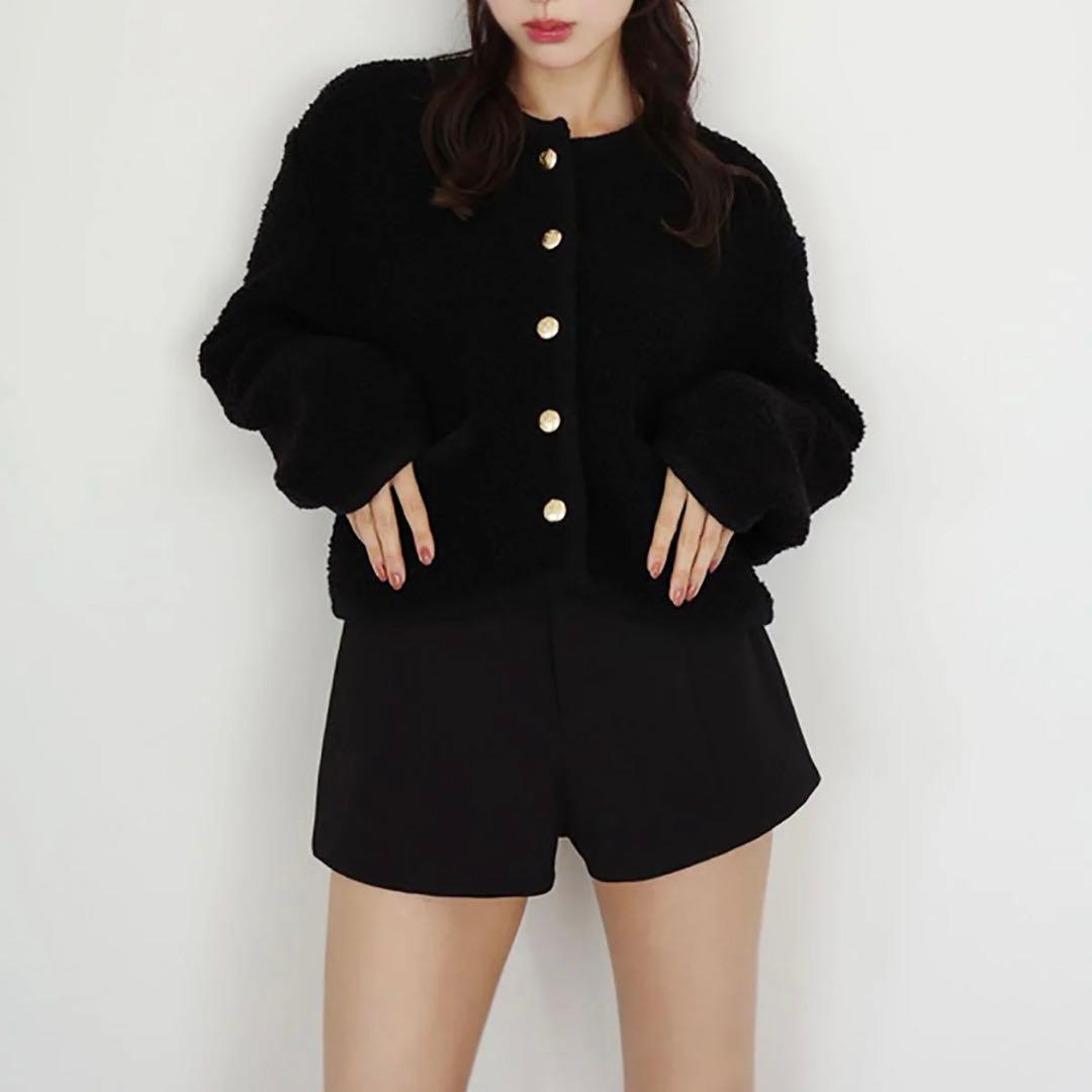 TEDDY KNIT JACKET EIMY ISTOIRE ニットジャケット