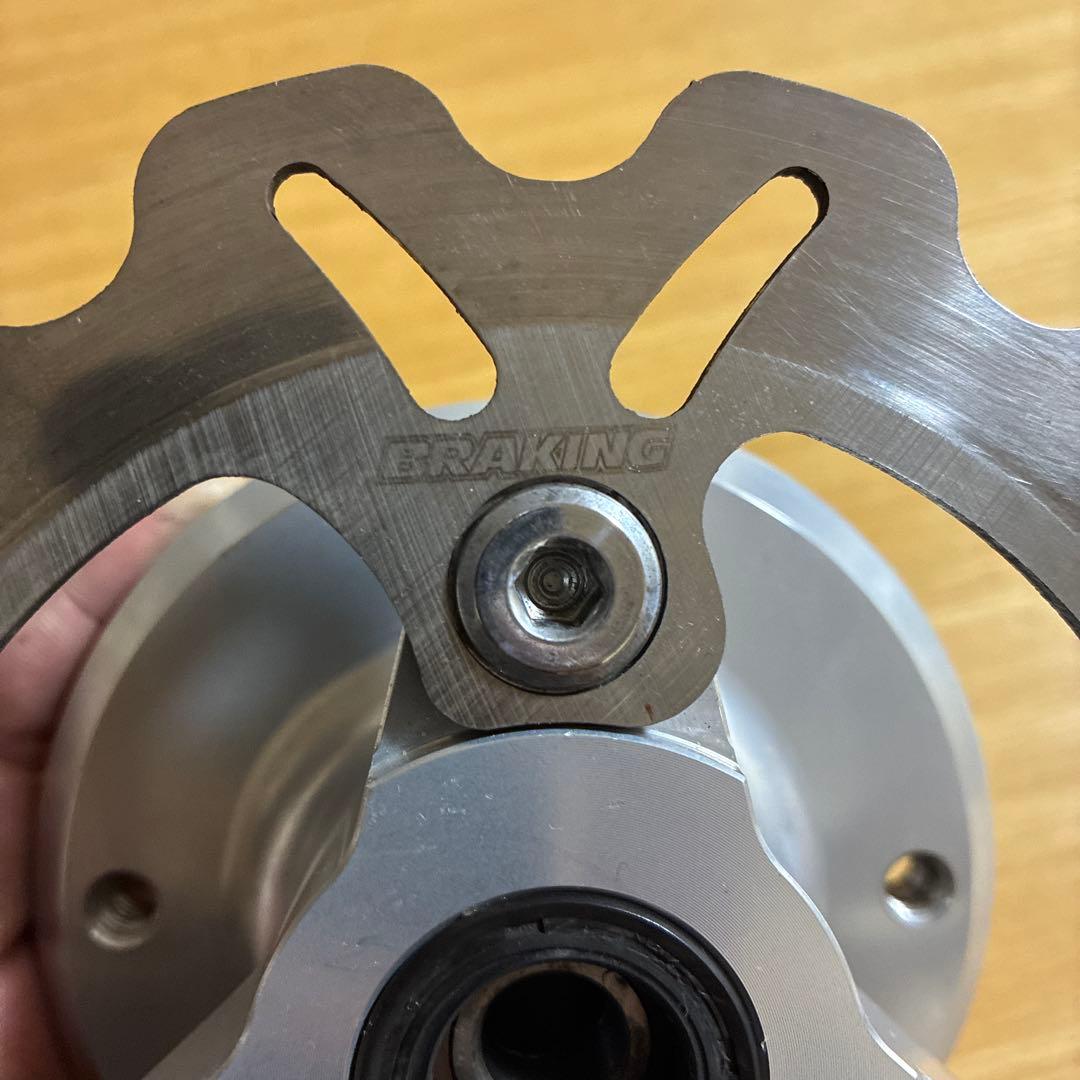 モンキー　ディスクハブ　ウェブローター付　BRAKING Gクラフト