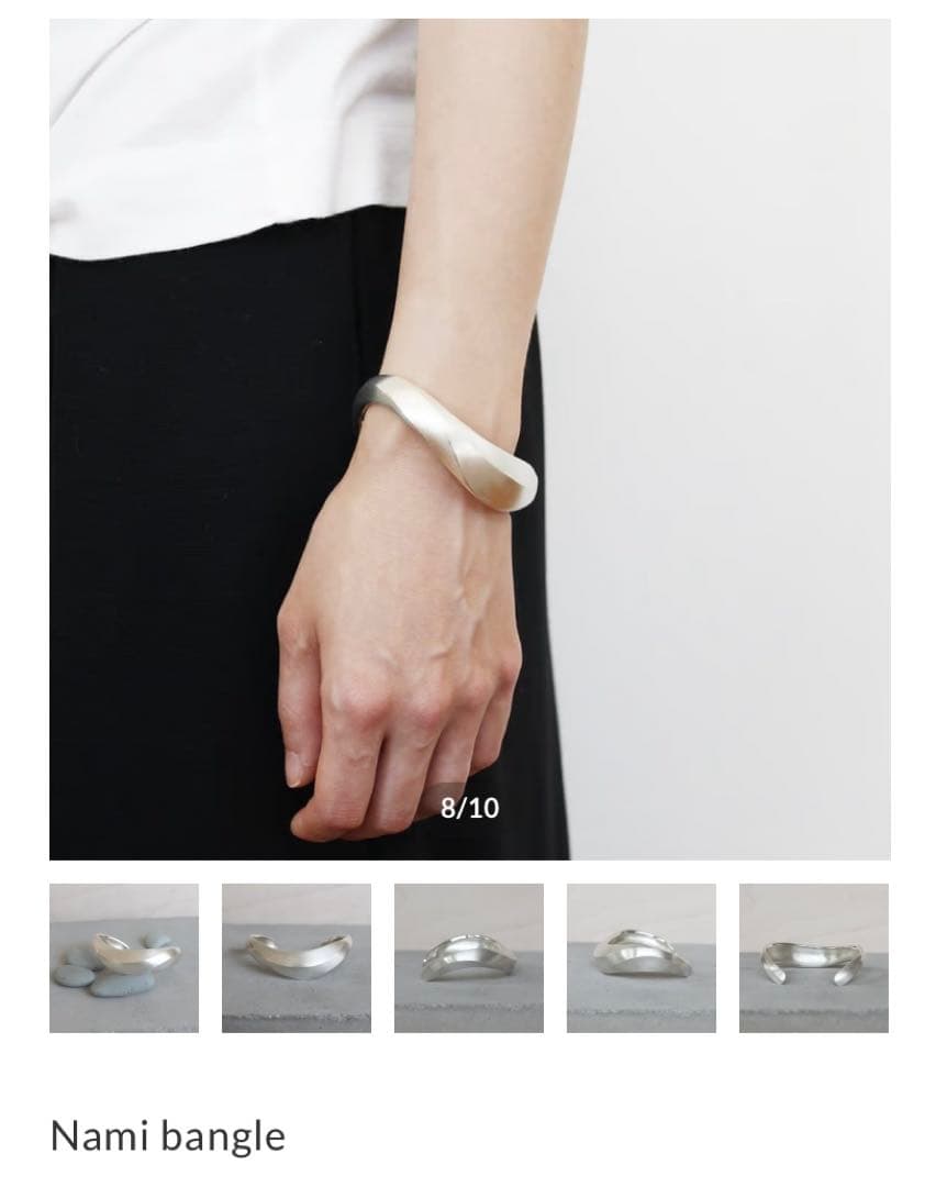 鶫銀小物製作所　シルバーバングル／ブレスレット／シルバー925