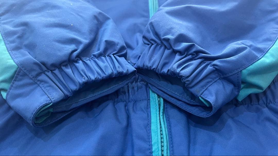 mont-bell スキーウェア 青　モンベル　スノーウェア　110 100