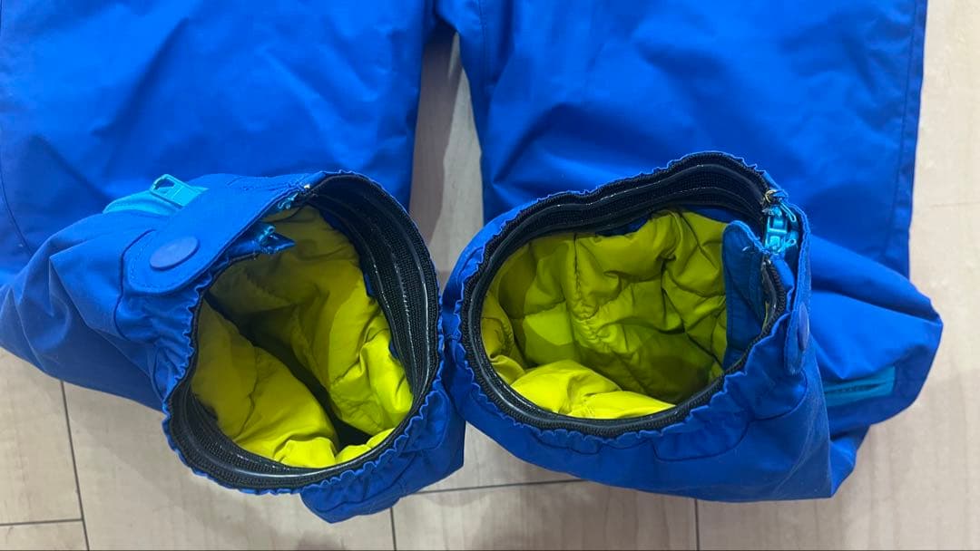 mont-bell スキーウェア 青　モンベル　スノーウェア　110 100