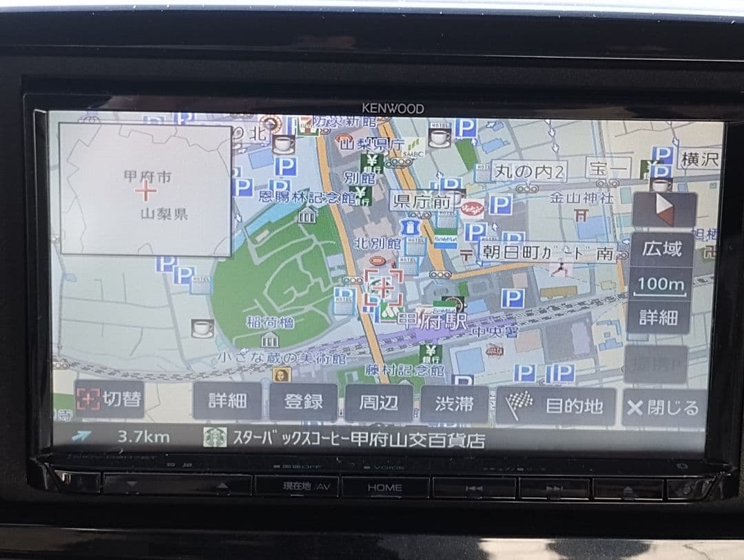 MDV-D207BT KENWOODカーナビ（動作品）