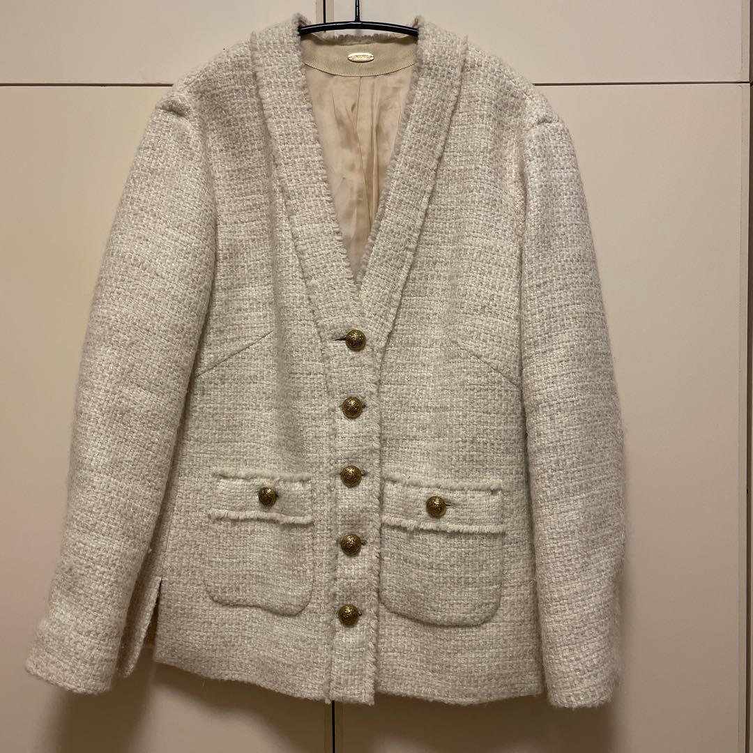 最終価格【美品】ドゥーズィエムクラス　MUSE ツイード　ジャケット