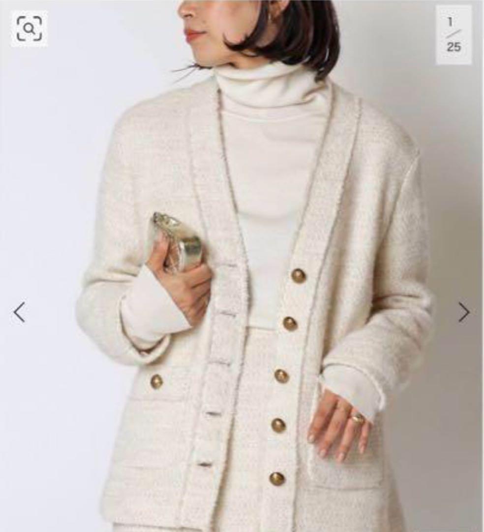 最終価格【美品】ドゥーズィエムクラス　MUSE ツイード　ジャケット