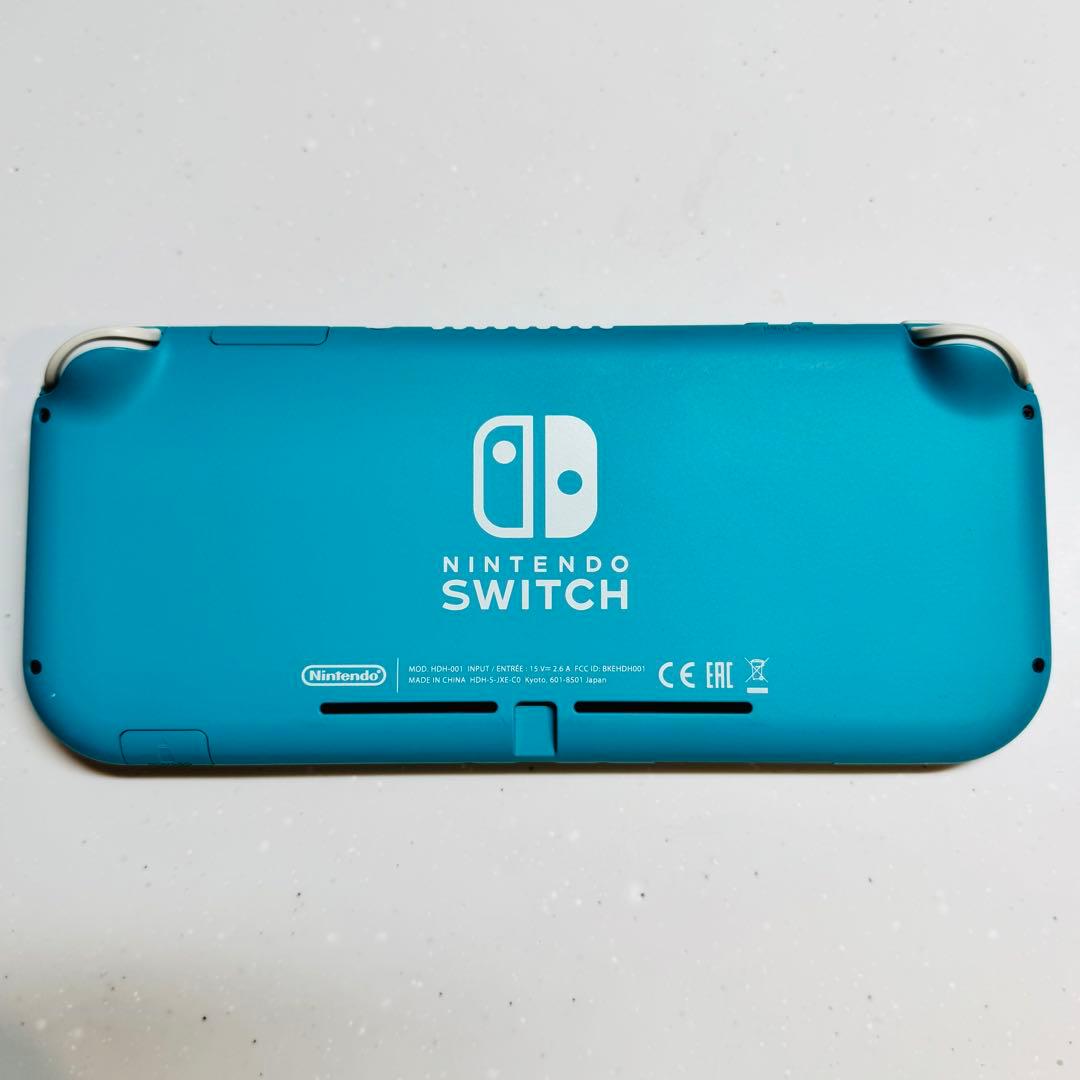 初期化済Nintendo Switch Lite ターコイズ 本体 充電ケーブル