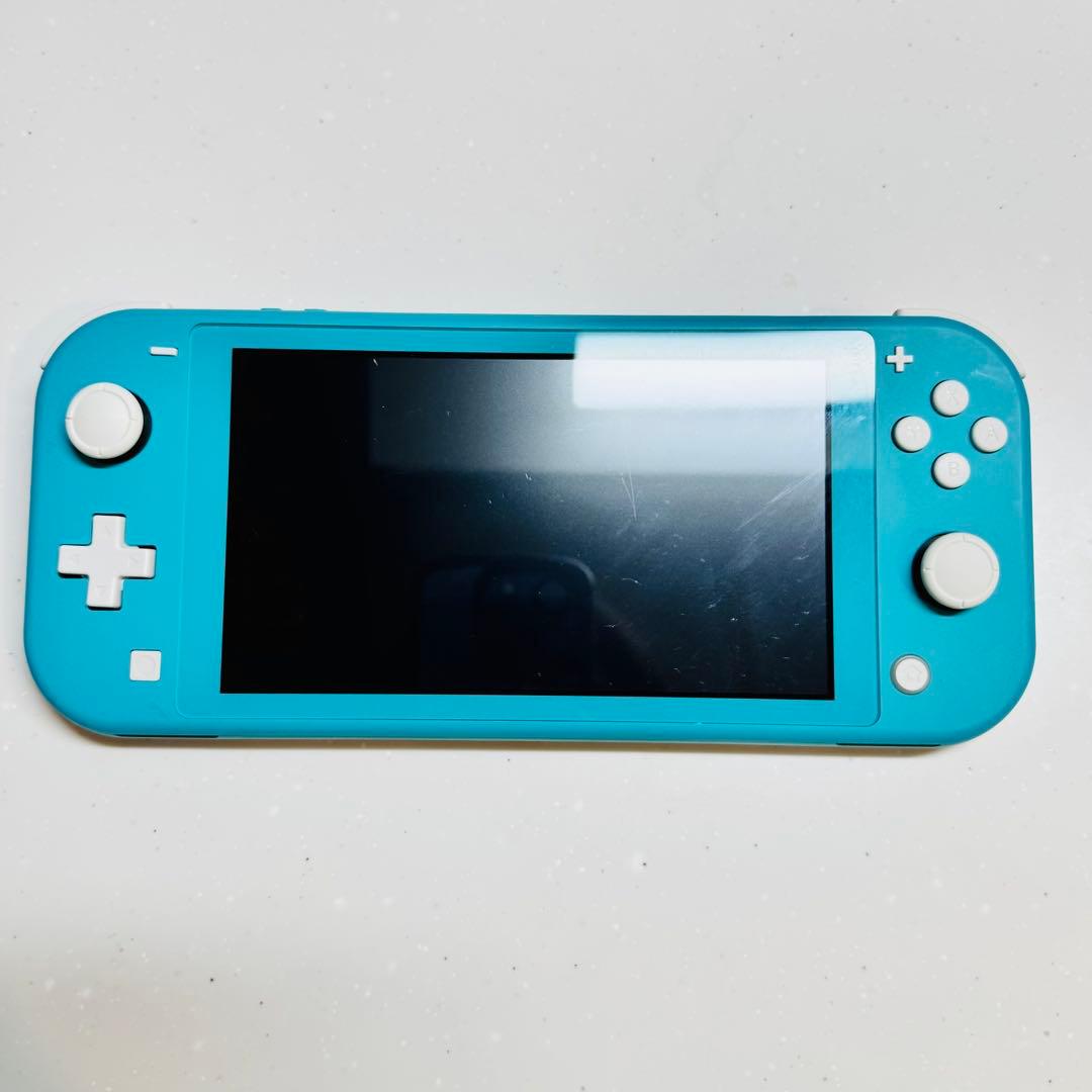 初期化済Nintendo Switch Lite ターコイズ 本体 充電ケーブル