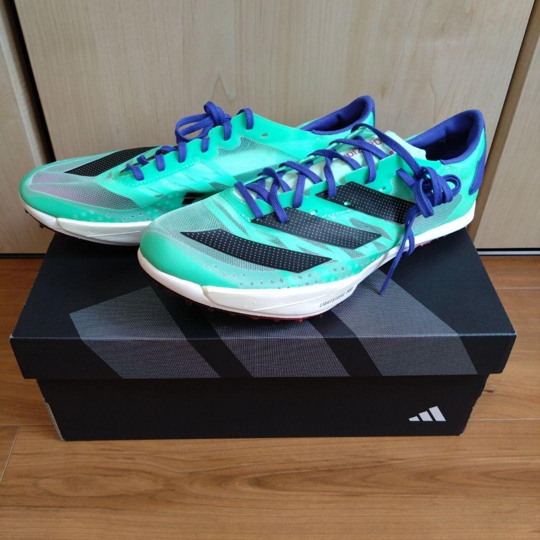 ADIZERO アンビション(旧型)　25.5cm グリーン/ブルー