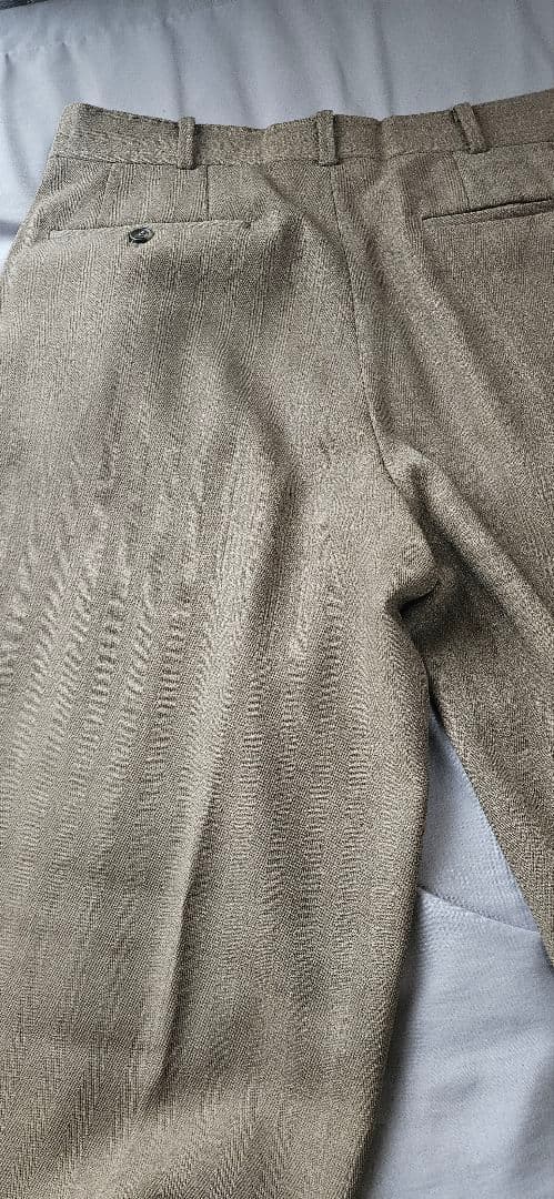 90s ISSEY MIYAKE イッセイミヤケ セットアップ ベージュ