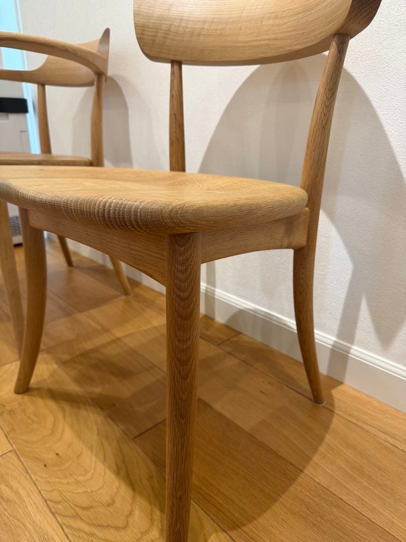 二脚セット　HIDA ダイニングチェア　２０２５年購入品　クレッセント①