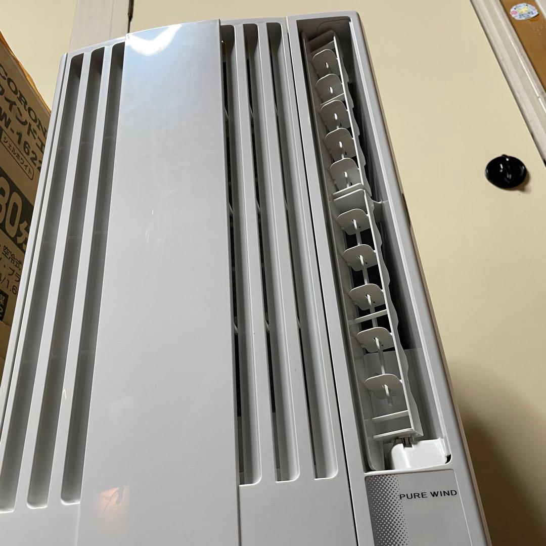 【夏前準備に】CORONA 窓用エアコン CW-1622-WS 付属品あり