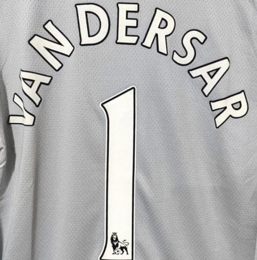 07/08 マンU GK アウェイ グレー 長袖 1番 ファン・デル・サール