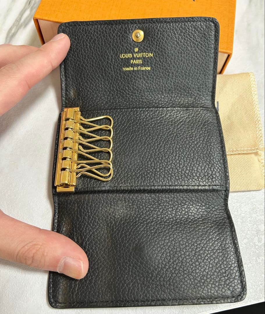 ✨LOUIS VUITTON ミュルティクレ 6連 アンプラント 黒